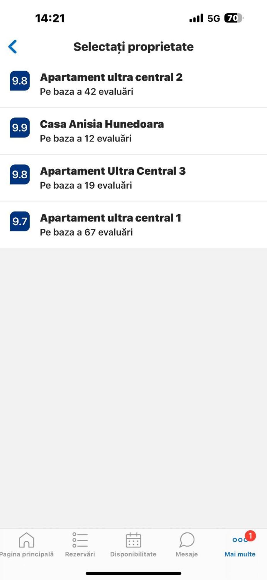 דירות חונדוארה Apartament Ultra Central 1 מראה חיצוני תמונה